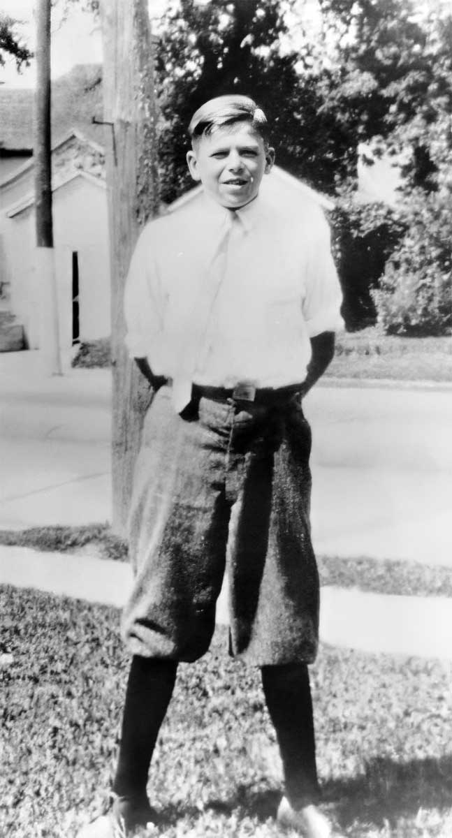 young Ronald Reagan